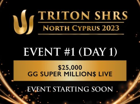 Triton Poker Cyprus – Ab 13:15 Uhr Tag 1 des 25k GGPoker Super MILLION$ Live Events #1!