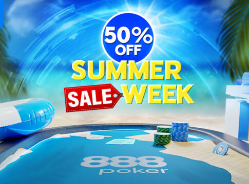 Alles für die Hälfte! Sommerschlussverkauf auf 888poker!