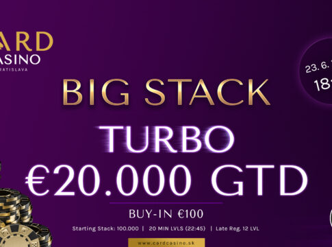 Im Card Casino Bratislava erwarten euch am Wochenende €35.000 GTD!