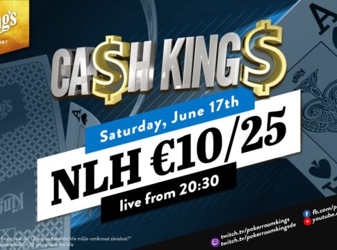 Samstag ab 20:30 Uhr – Ca$h King$ Special NLH €5/€10 aus dem King’s!