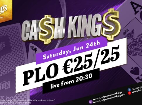 Samstag ab 20:30 Uhr – Ca$h King$ Special PLO €25/€25 aus dem King’s!