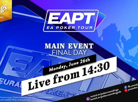 Montag ab 14:30 Uhr – Finaltag des €560 EAPT Main Events aus dem King’s!