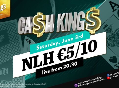 Samstag ab 20:30 Uhr – Ca$h King$ Special NLH €5/€10 aus dem King’s!