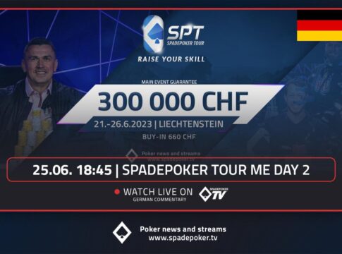 Sonntag ab 18:45 Uhr – Tag 2 des CHF 660 SPT Main Events Liechtenstein!