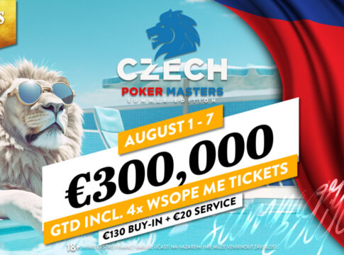 Sommer-Edition der Czech Poker Masters im King’s garantiert €300.000 bei nur €150 Buy-In!