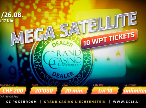 WPT Satellite Offensive im Grand Casino Liechtenstein – Eine Woche 24 Tickets gtd!