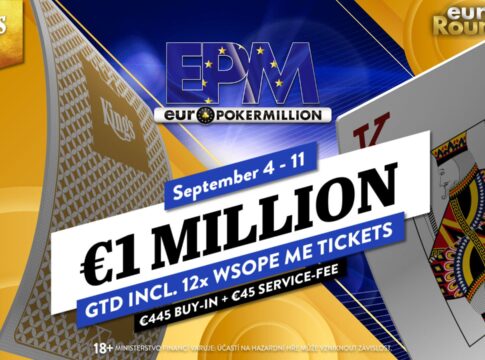 Der September startet im King’s mit über €1.000.000 GTD bei der Euro Poker Million!