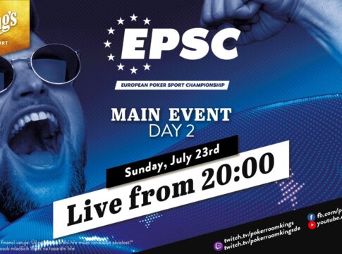 Sonntag ab 20:00 Uhr – Tag 2 des €230 EPSC Main Events aus dem King’s!