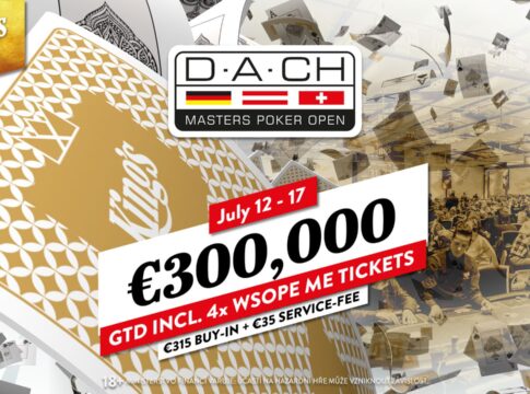 DACH-Masters kommen zum King’s Jubiläum mit €300.000 garantiert!