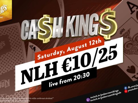Samstag ab 20:30 Uhr – Ca$h King$ Special NLH €10/€25 aus dem King’s!