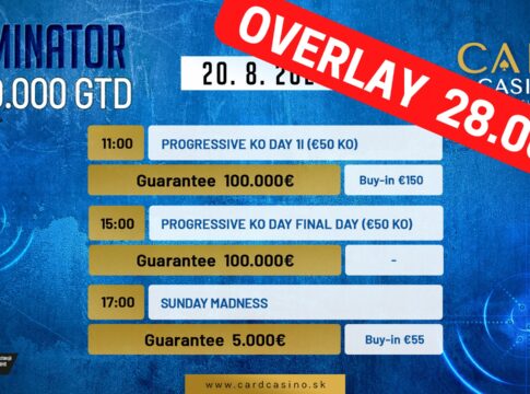 Immer noch €28.000 Overlay: Last Chance für €100k ELIMINATOR nutzen!