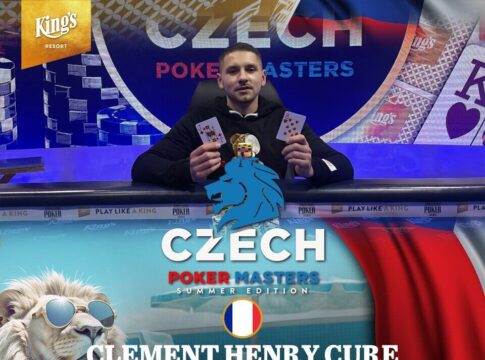 Clement Cure ist der Herr des King’s bei den Czech Poker Masters!