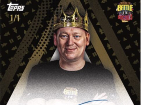 Erste topps Trading Card von Jens „Knossi“ Knossalla: Wer schnappt sich die 1-of-1