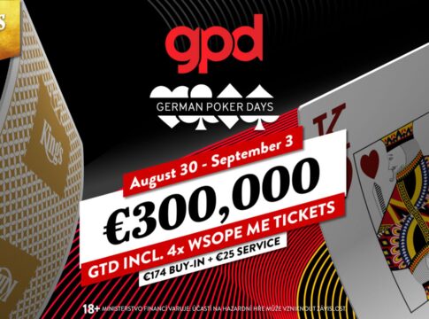 Die German Poker Days im King’s garantieren bei €199 Buy-In €300.000!