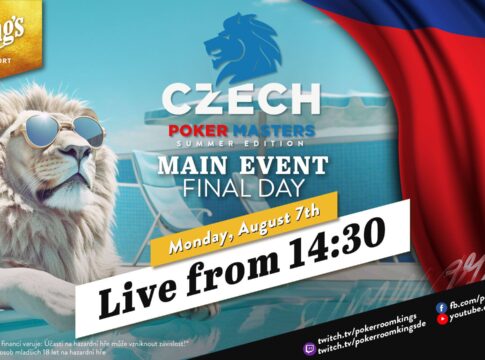 Montag ab 14:30 Uhr – Finale der €150 Czech Poker Masters aus dem King’s!