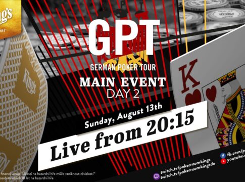 Sonntag ab 20:15 Uhr – Tag 2 der €230 German Poker Tour aus dem King’s!