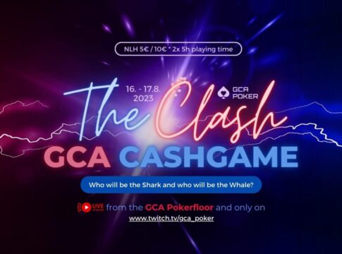 Donnerstag ab 20:00 Uhr – „The Clash“ Cashgame Part 2 aus dem Grand Casino Aš!