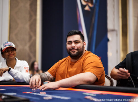 Daniel Rezaei auf dem Podium bei den PokerStars High Rollern!