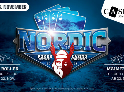 Das Nordic Poker Festival kommt Mitte November ins Casino Schenefeld!