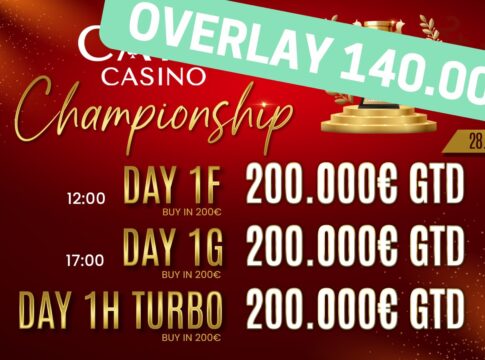 Bei der Card Casino Championship in Bratislava droht ein fettes Overlay!