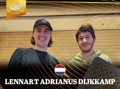 Dijkkamp und Dal Bo teilen beim King’s NLH 500 Event im King’s Resort!
