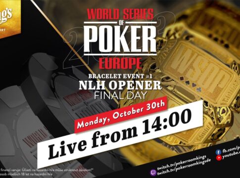 Montag ab 14:00 Uhr – Finale des €350 WSOPE Opener Events #1!