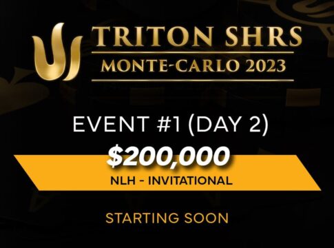 Ab 14:00 Uhr – Triton Livestream vom Tag 2 des $200.000 NLH Invitational Monte-Carlo!