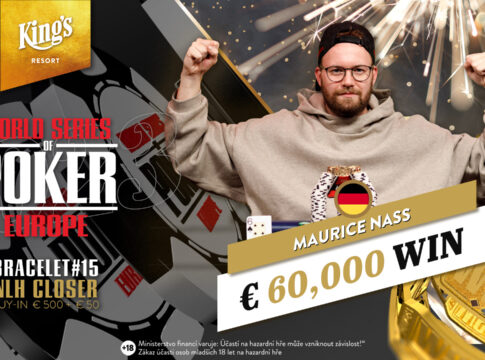Maurice Nass holt WSOPE Closer-Bracelet nach Deutschland!