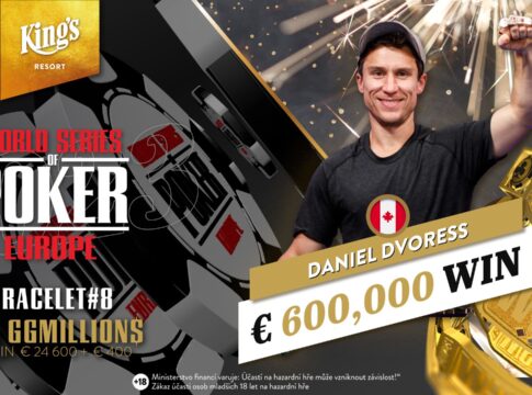 Erstes Live-Bracelet für Daniel Dvoress bei den WSOPE GGMillion$!