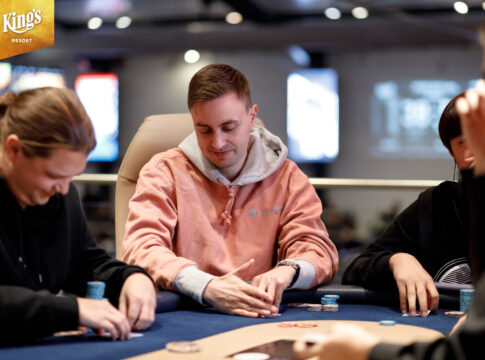 Leo Maue in Tag 2 des WSOPE 50k NLH Diamond HR – Lin führt!
