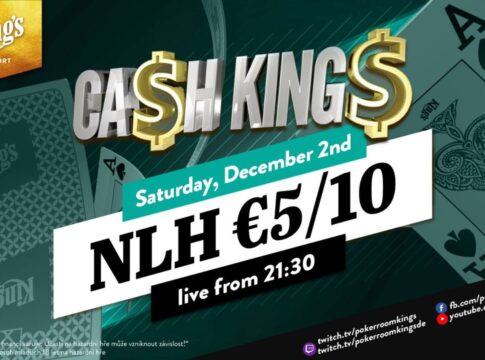 Samstag ab 21:30 Uhr – Ca$h King$ Special NLH €5/€10 aus dem King’s!