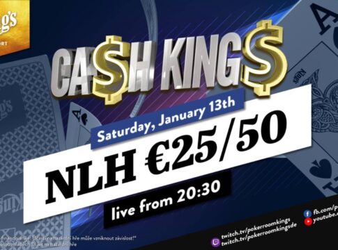 Samstag ab 20:30 Uhr – Ca$h King$ Special NLH €25/€50 aus dem King’s!