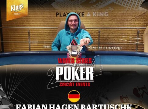 Fabian Bartuschk holt den Ring beim WSOPC Fifty Stack!
