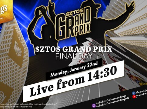 Montag ab 14:30 Uhr – Finale des €330 $ZTO$ Grand Prix Main Events aus dem King’s!