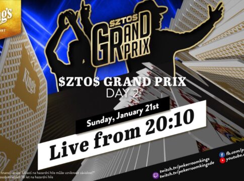 Sonntag ab 20:10 Uhr – Tag 2 des €330 $ZTO$ Grand Prix Main Events aus dem King’s!