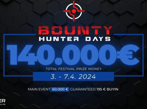 140.000 EUR garantiert – Die Bounty Hunter Days bei GCA POKER!