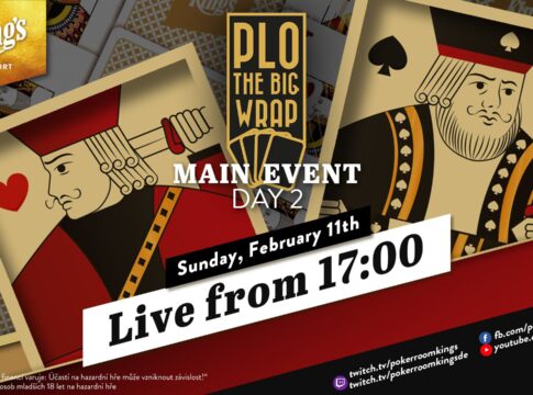 Sonntag ab 17:00 Uhr – Tag 2 des €2.350 „The Big Wrap“ PLO Main Events!