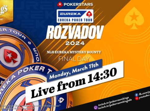 Montag ab 14:30 Uhr – Finale des €550 Eureka Mystery Bounty Events!