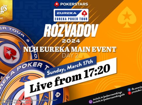 Sonntag ab 17:20 Uhr – Tag 2 des €1.100 Eureka Main Events!