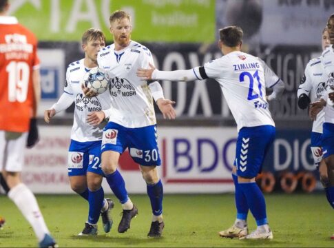 Fußball 1. Division Dänemark – In Kolding fallen Tore