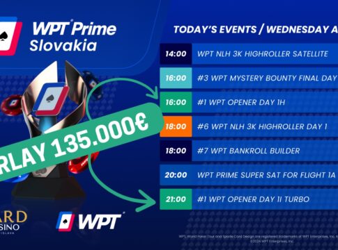 WPT Prime Slovakia: Overlay im Opener? Pütz & Rajkovic auf Titelkurs / Blöchlinger in Day 2!