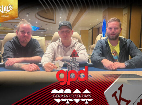 Finke, Berninger und Skala teilen sich das German Poker Days High Roller!