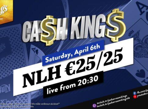 Samstag ab 20:50 Uhr – Ca$h King$ Special NLH €10/€25 aus dem King’s!