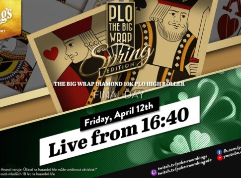 Freitag ab 16:40 Uhr – Final des €10.000 „The Big Wrap“ PLO Diamond High Roller aus dem King’s!