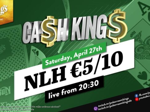 Samstag ab 20:30 Uhr – Ca$h King$ Special NLH €5/€10 aus dem King’s!