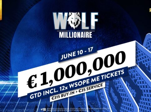 Beim „WOLF Millionaire“ im King’s für €350 um mindestens €1.000.000 GTD spielen!