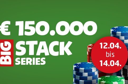 €150.000 gtd. in 16 Turnieren bei der win2day Big Stack Series!