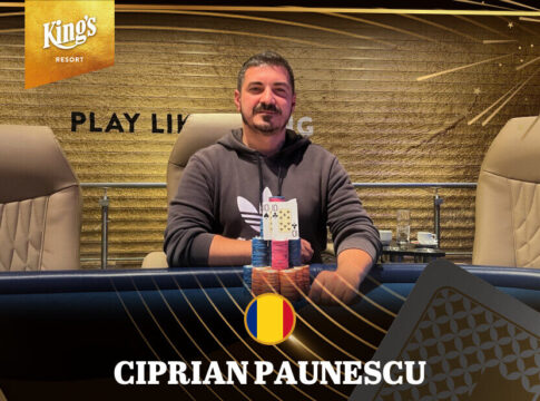 Sieg und €5.005 für Ciprian Paunescu beim King’s Big Wednesday!