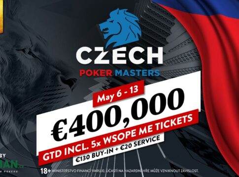 €400.000 GTD. bei den Czech Poker Masters im King’s für nur €150 Buy-In!