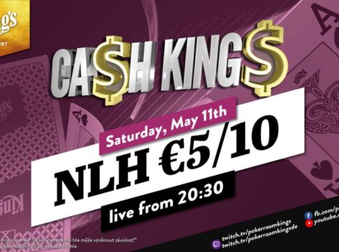 Samstag ab 20:30 Uhr – Ca$h King$ Special NLH €5/€10 aus dem King’s!